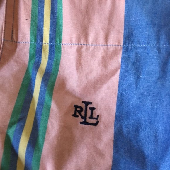 Lauren Ralph Lauren Pink Cropped Button Down - Picture 8 of 8